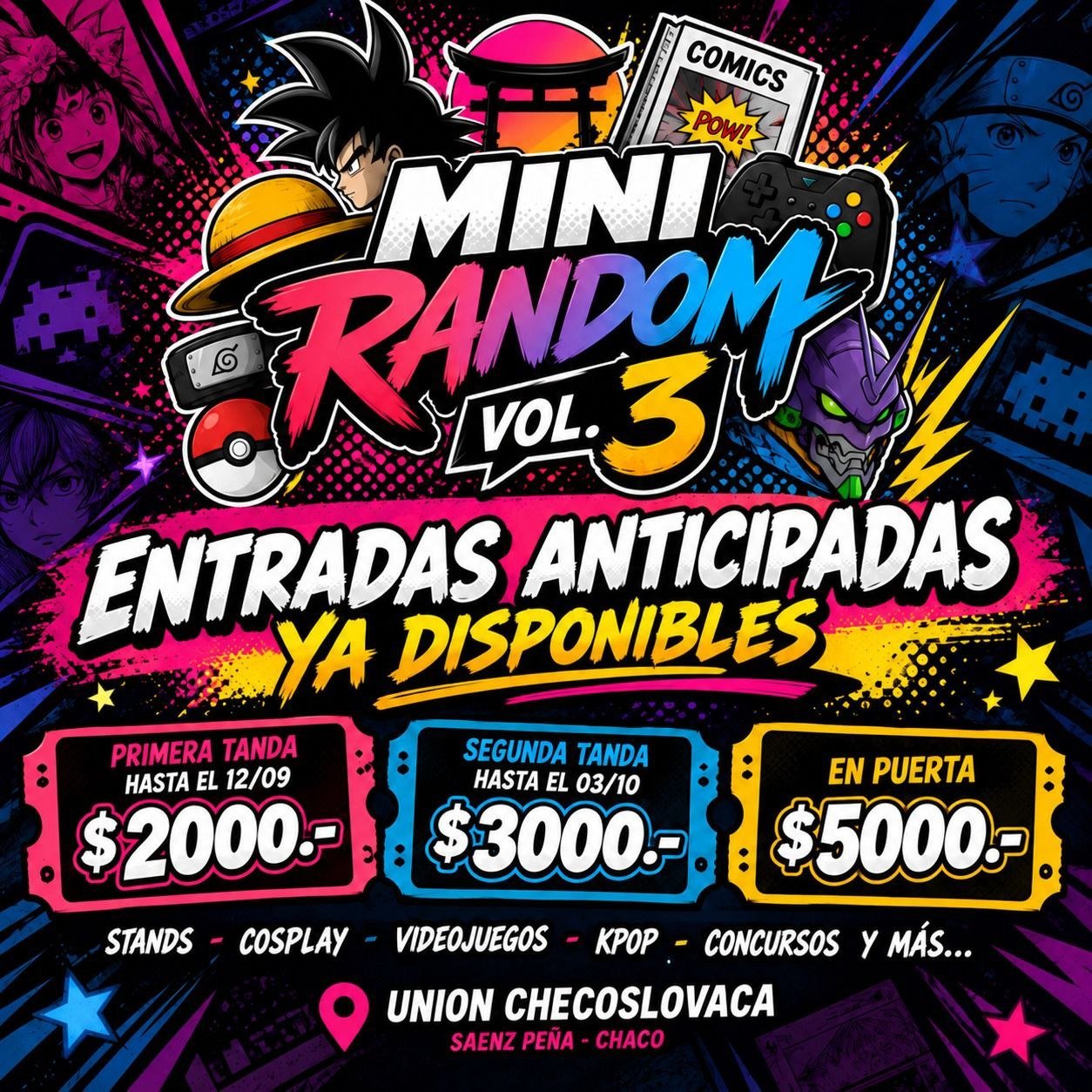 Entradas Mini Random
