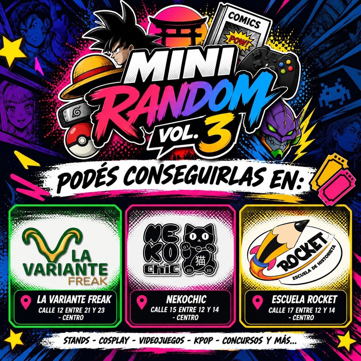 Puntos de venta Mini Random